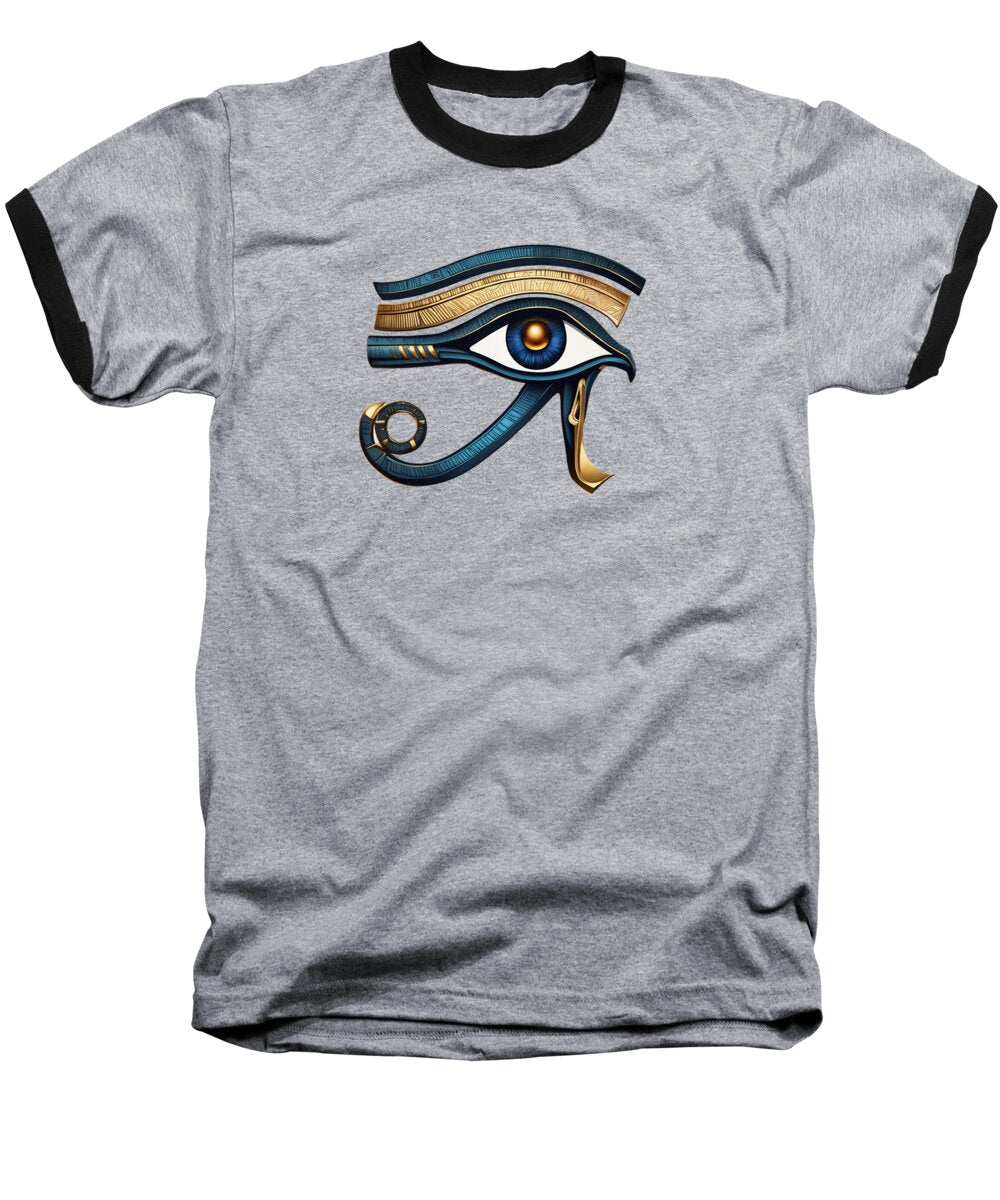 Eye of Horus Ancient Egyptian Eye Symbol - Baseball T-Shirt