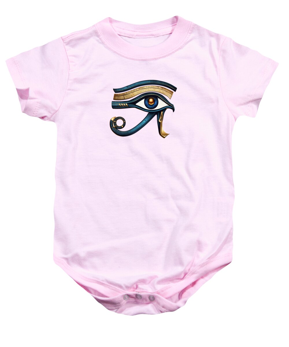 Eye of Horus Ancient Egyptian Eye Symbol - Baby Onesie