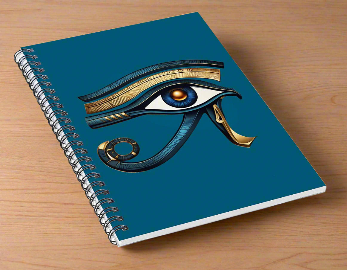 Eye of Horus Ancient Egyptian Eye Symbol - Spiral Notebook
