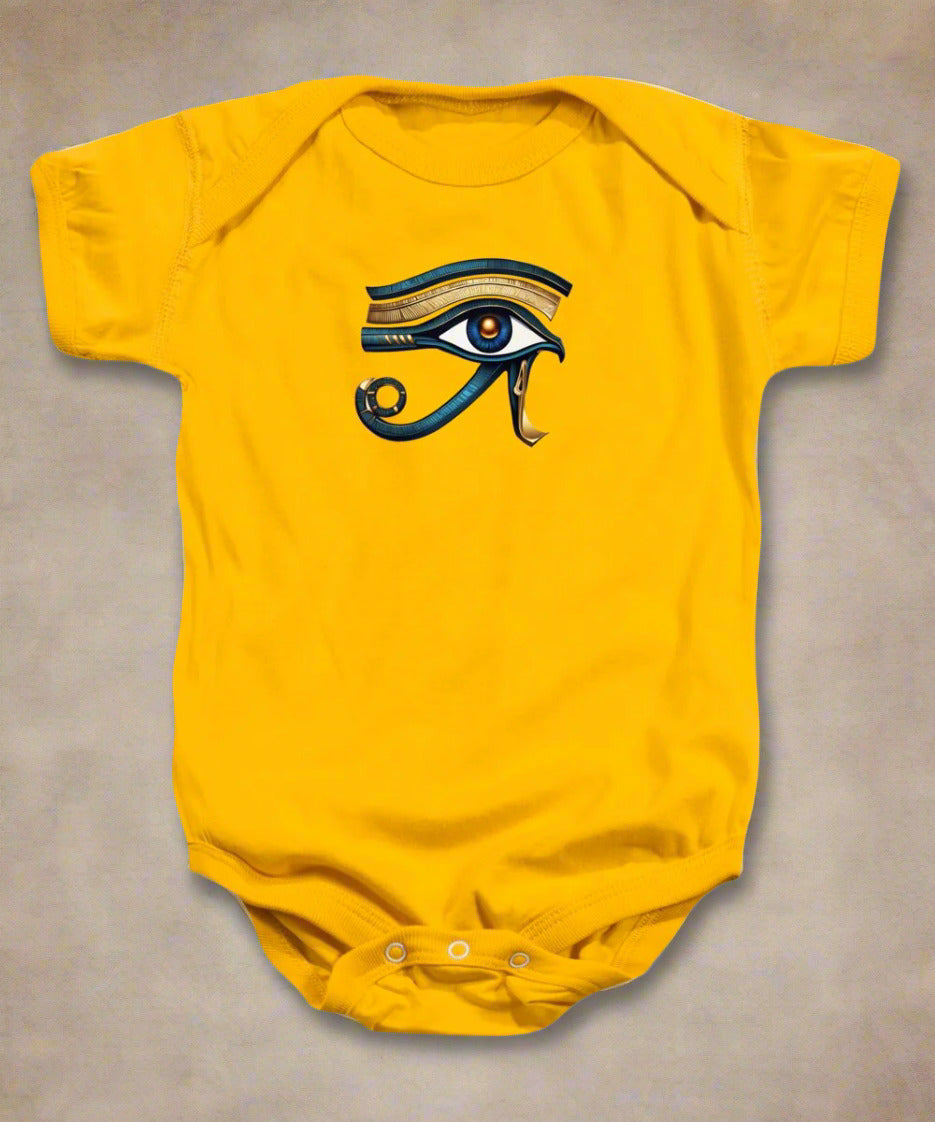 Eye of Horus Ancient Egyptian Eye Symbol - Baby Onesie
