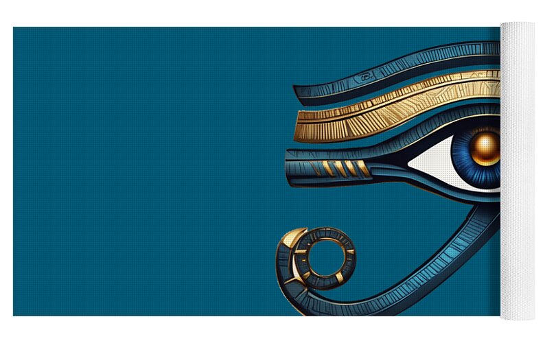 Eye of Horus Ancient Egyptian Eye Symbol - Yoga Mat