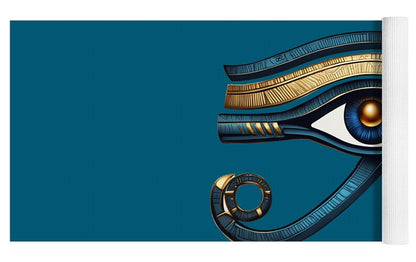 Eye of Horus Ancient Egyptian Eye Symbol - Yoga Mat