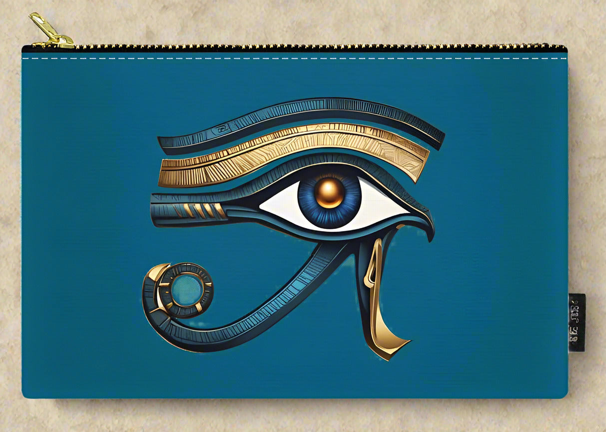 Eye of Horus Ancient Egyptian Eye Symbol - Zip Pouch