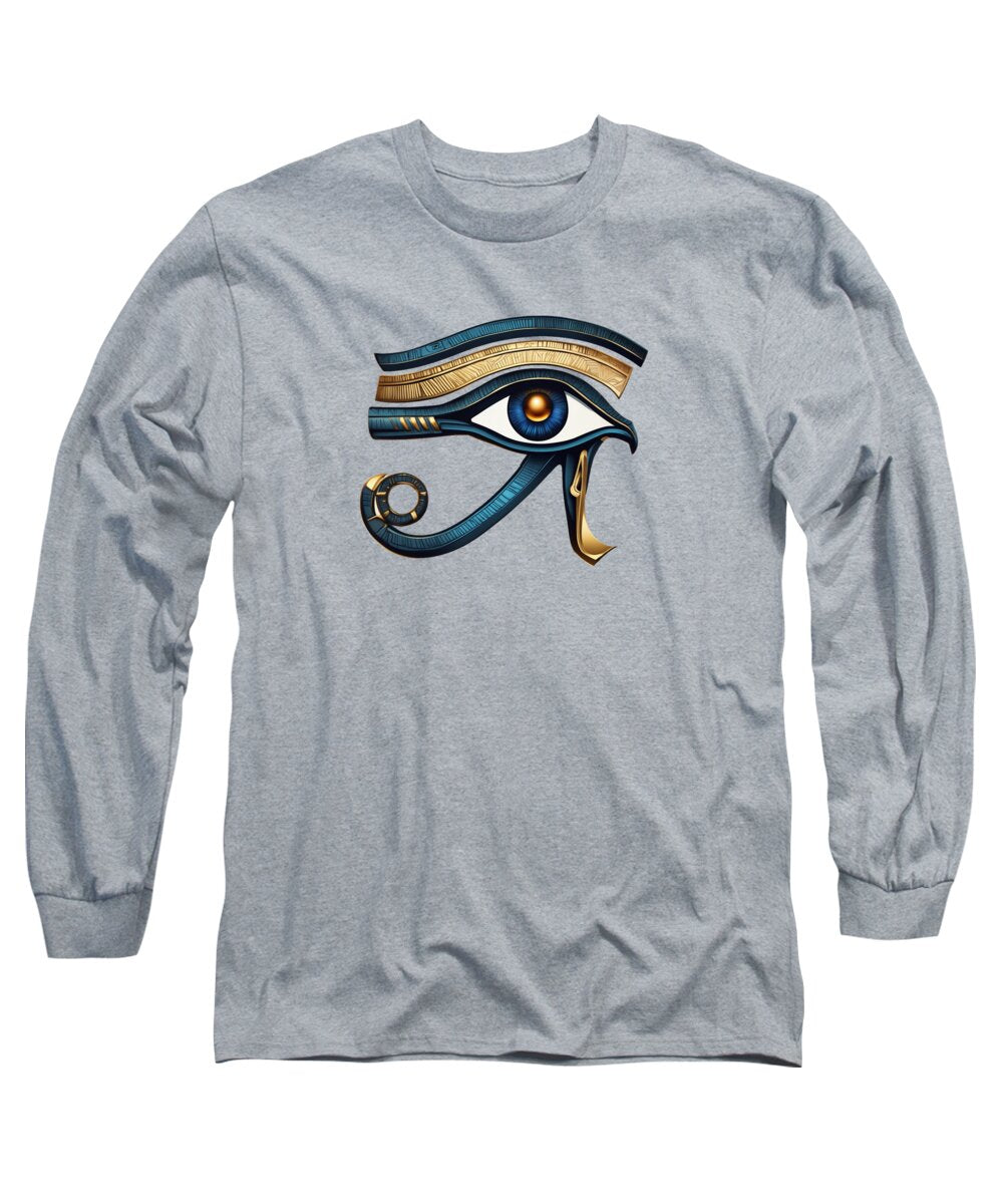 Eye of Horus Ancient Egyptian Eye Symbol - Long Sleeve T-Shirt