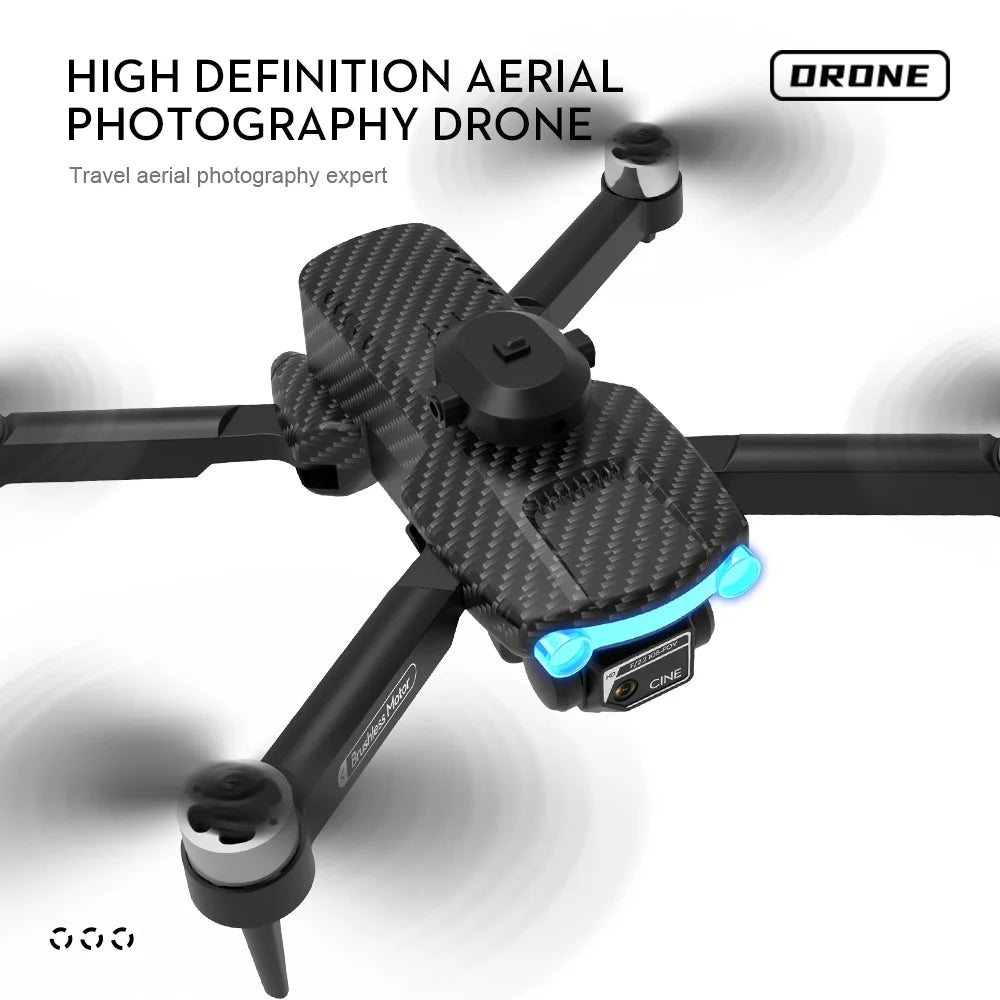 Drone with 4K HD Dual Camera for Kids Adults, Wifi FPV RC Quadcopter with One Key Start, Headless Mode, Foldable Mini Drone Toys Gifts for Kids Beginners