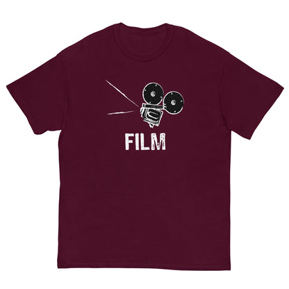 Scar Design Maroon / S Film Camera T-shirt