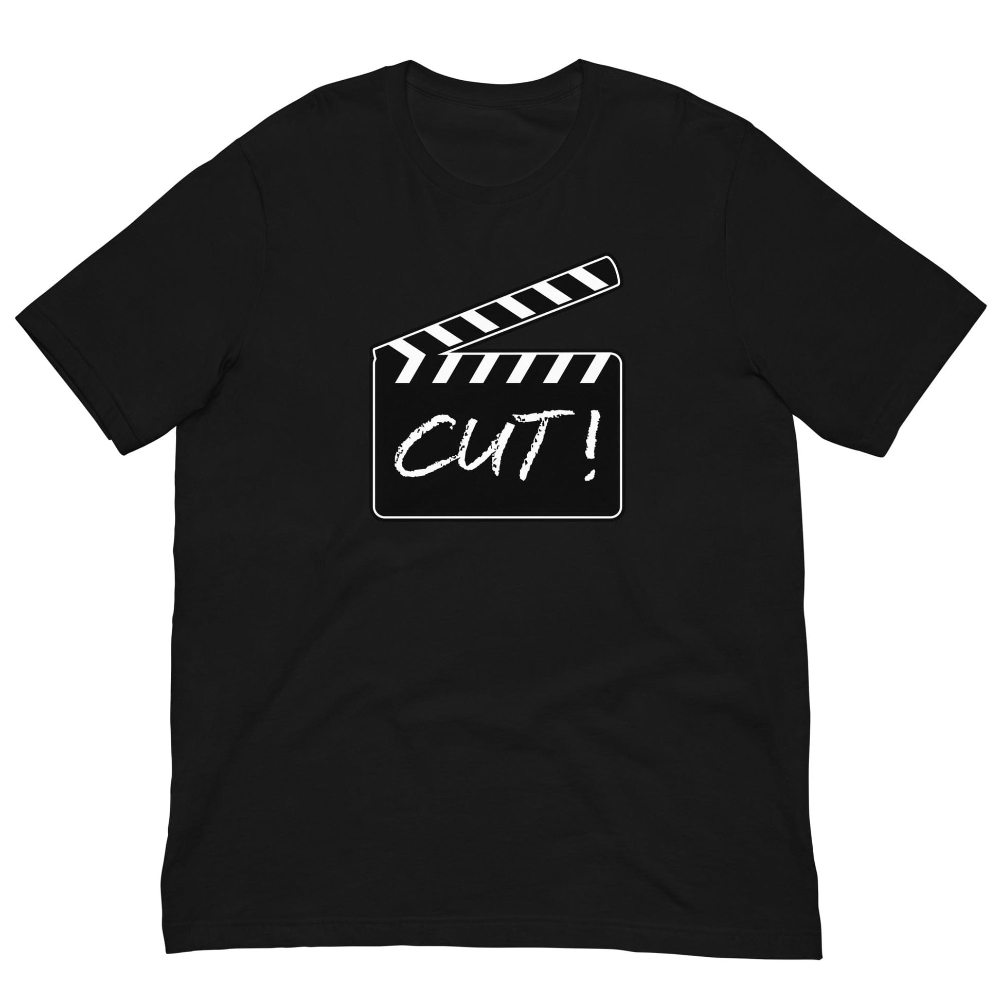 Film Clapper Cut! T-shirt Black / XS