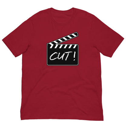 Film Clapper Cut! T-shirt Cardinal / XS