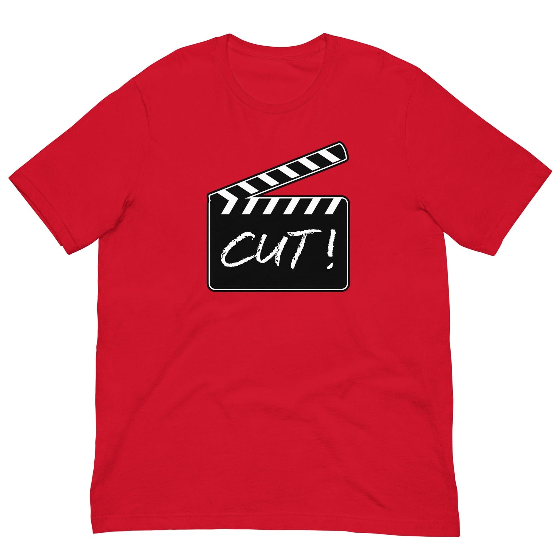 Film Clapper Cut! T-shirt Red / XS
