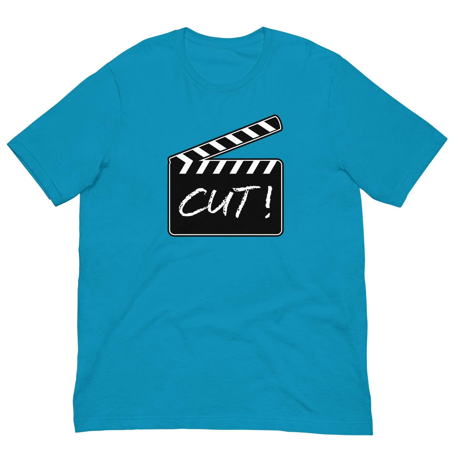 Film Clapper Cut! T-shirt Aqua / S