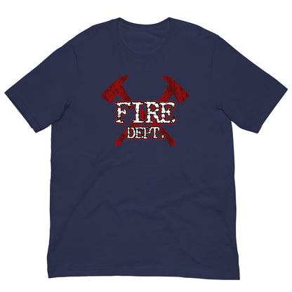 Firefighter Axes Fire Dept. T-Shirt Navy / XS