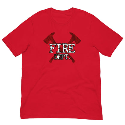 Firefighter Axes Fire Dept. T-Shirt Red / XS