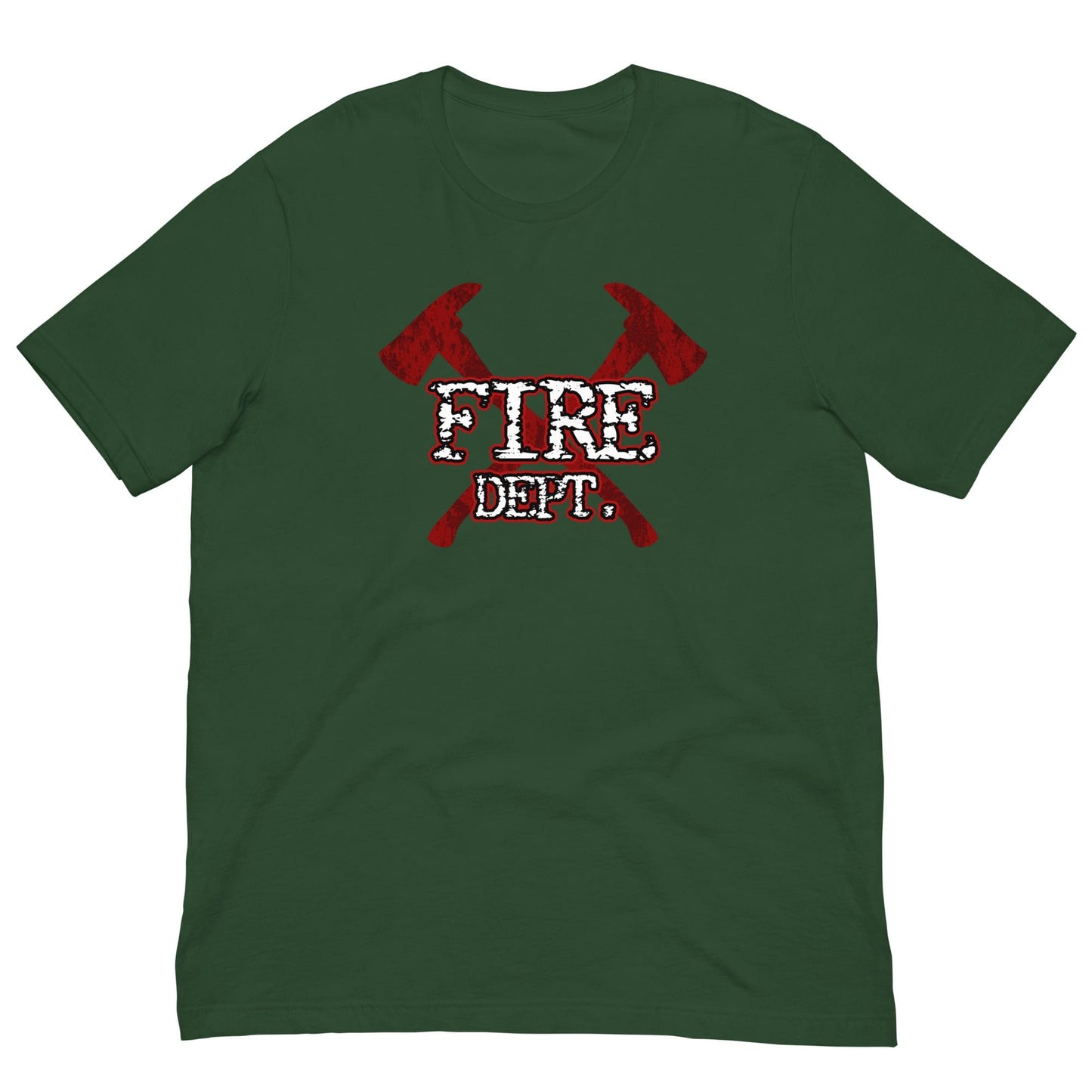 Firefighter Axes Fire Dept. T-Shirt Forest / S