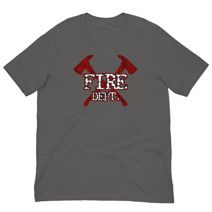 Firefighter Axes Fire Dept. T-Shirt Asphalt / S