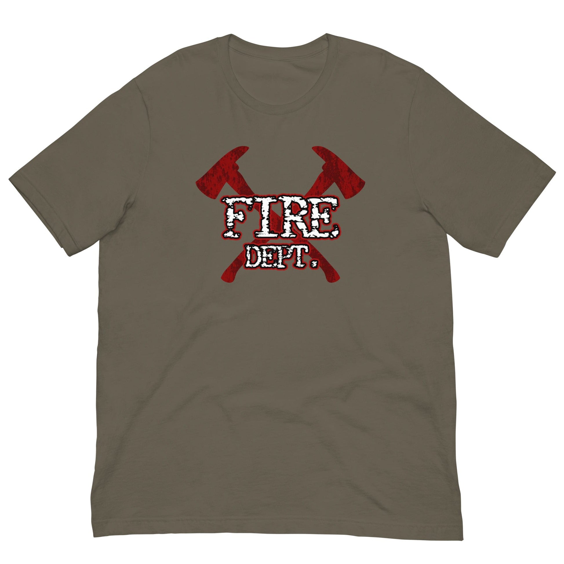 Firefighter Axes Fire Dept. T-Shirt Army / S