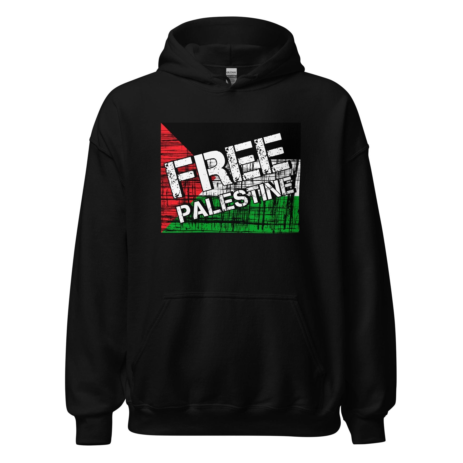 Free Palestine Unisex Hoodie Black / S