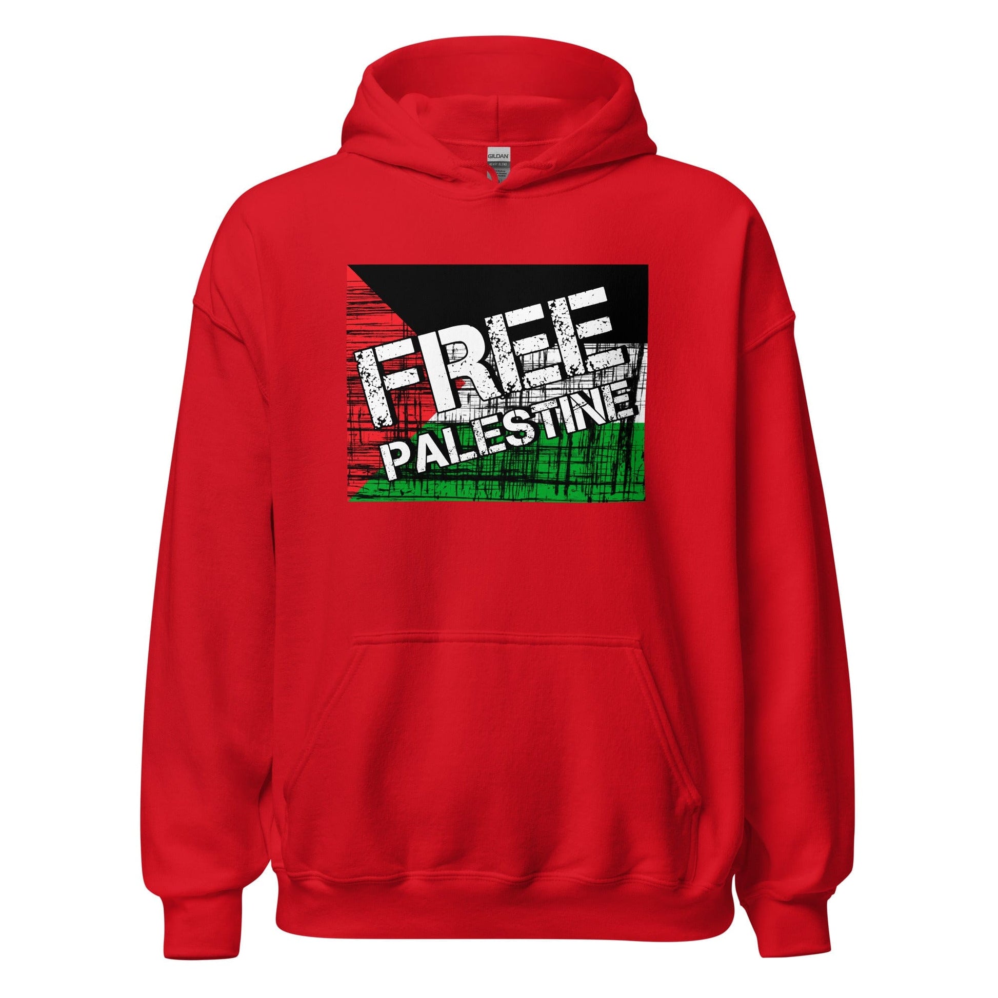 Free Palestine Unisex Hoodie Red / S