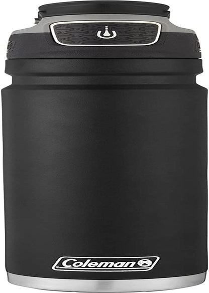 Freeflow Autoseal Stainless Steal Water Bottle, 24Oz, Black Black / 24Oz