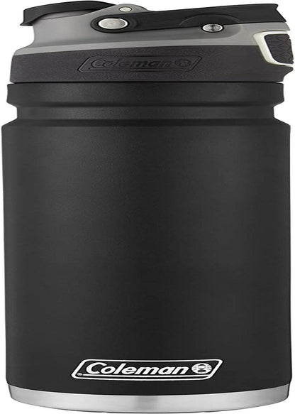 Freeflow Autoseal Stainless Steal Water Bottle, 24Oz, Black Black / 24Oz