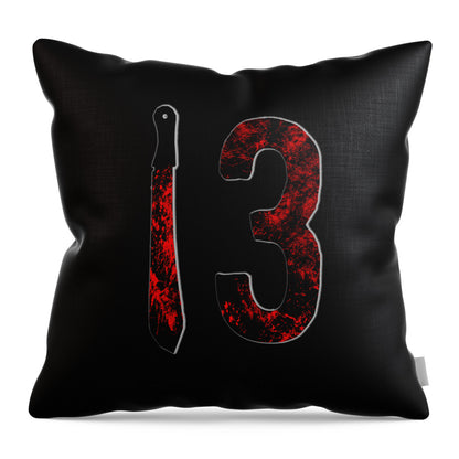 Friday Horror - Throw Pillow