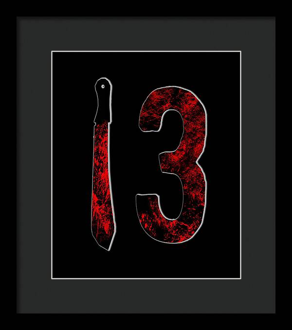 Friday Horror - Framed Print