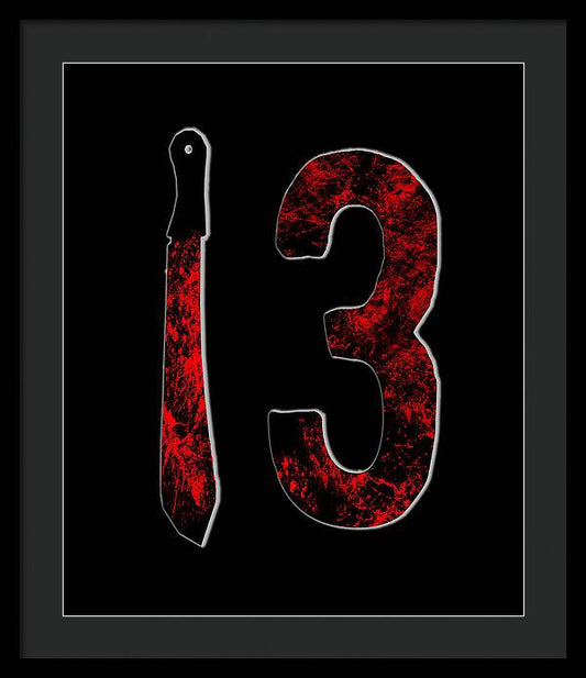 Friday Horror - Framed Print