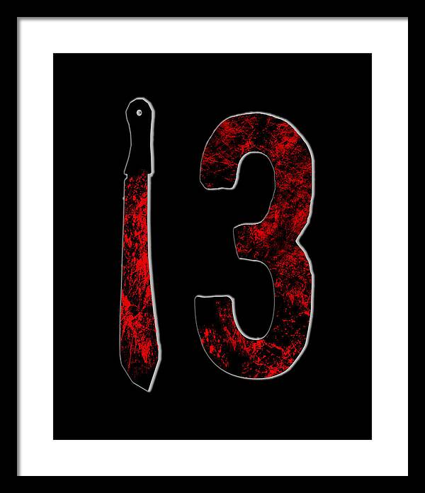 Friday Horror - Framed Print