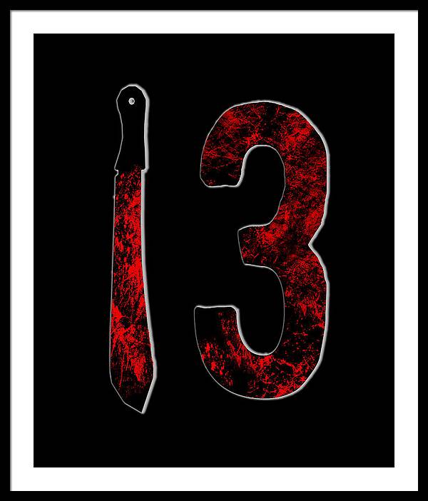 Friday Horror - Framed Print