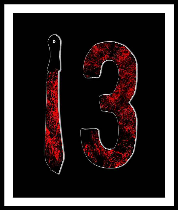 Friday Horror - Framed Print