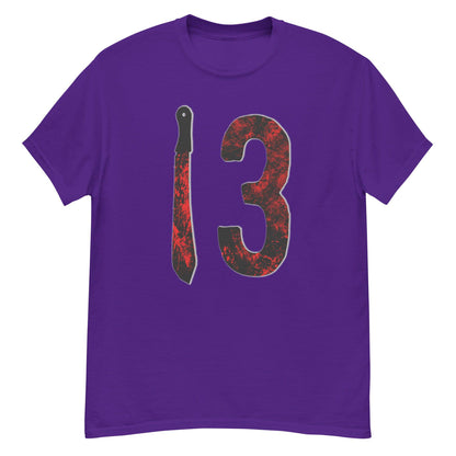 Scar Design T shirt Purple / S Friday Horror T-shirt
