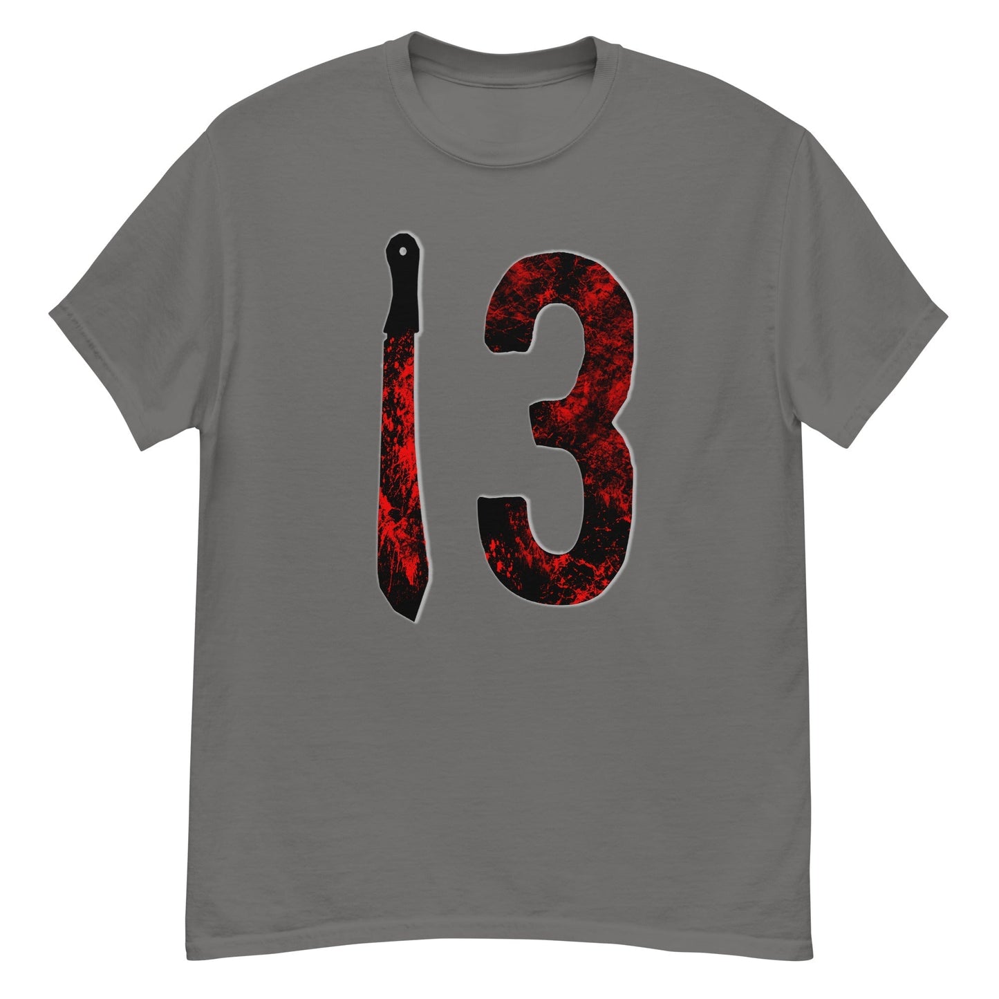 Scar Design T shirt Charcoal / S Friday Horror T-shirt