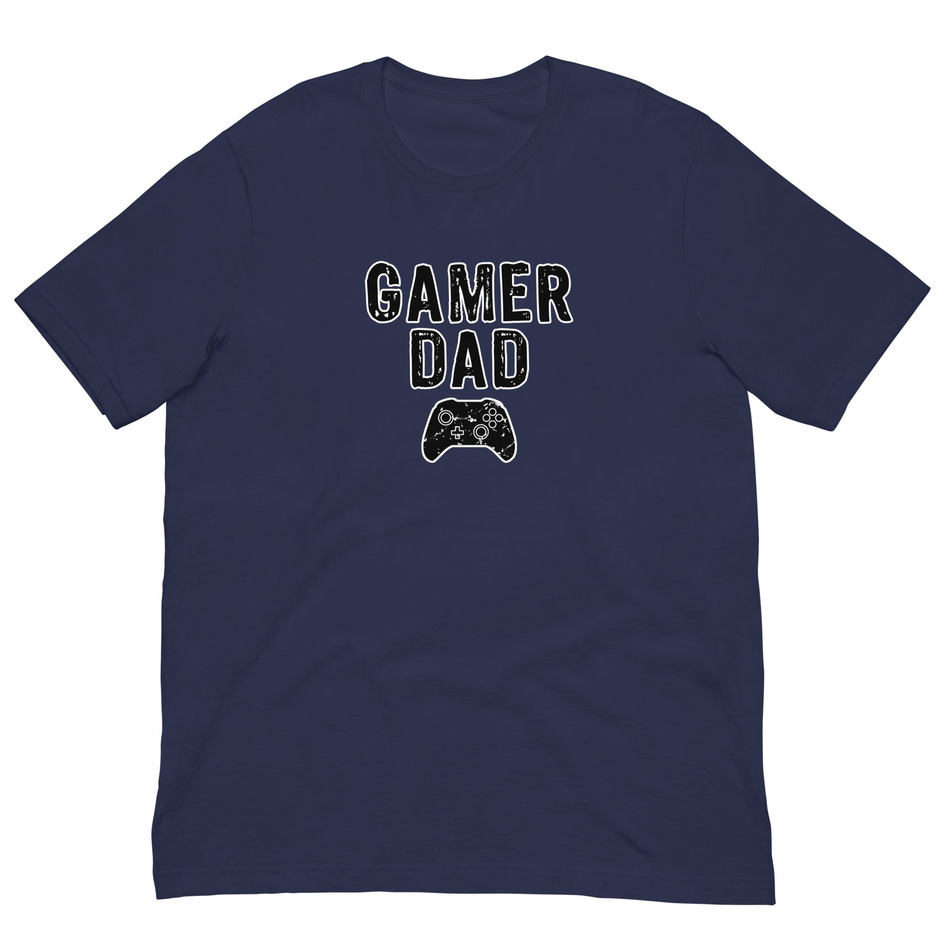 Gamer Dad gaming controller T-shirt Navy / XS