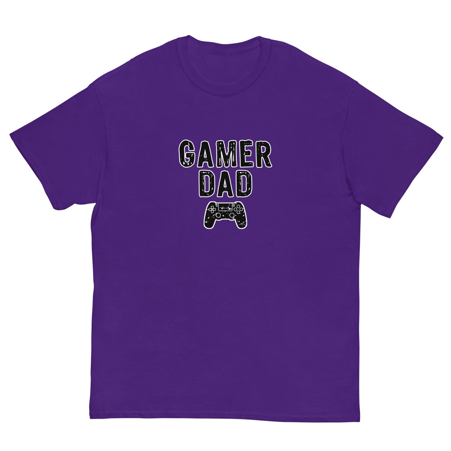 Gamer Dad T-shirt Purple / S
