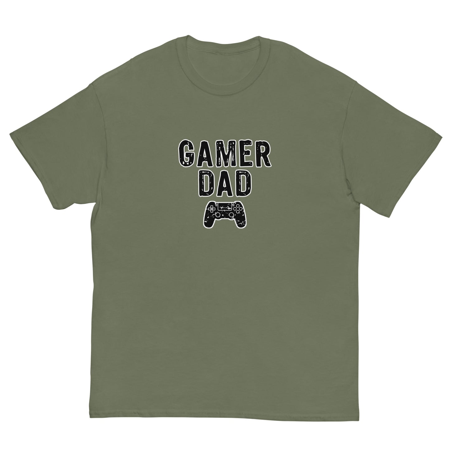 Gamer Dad T-shirt Military Green / S