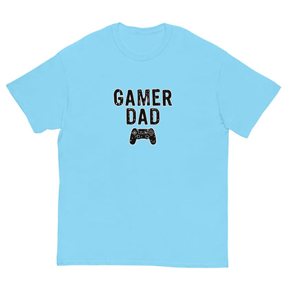 Gamer Dad T-shirt Sky / S