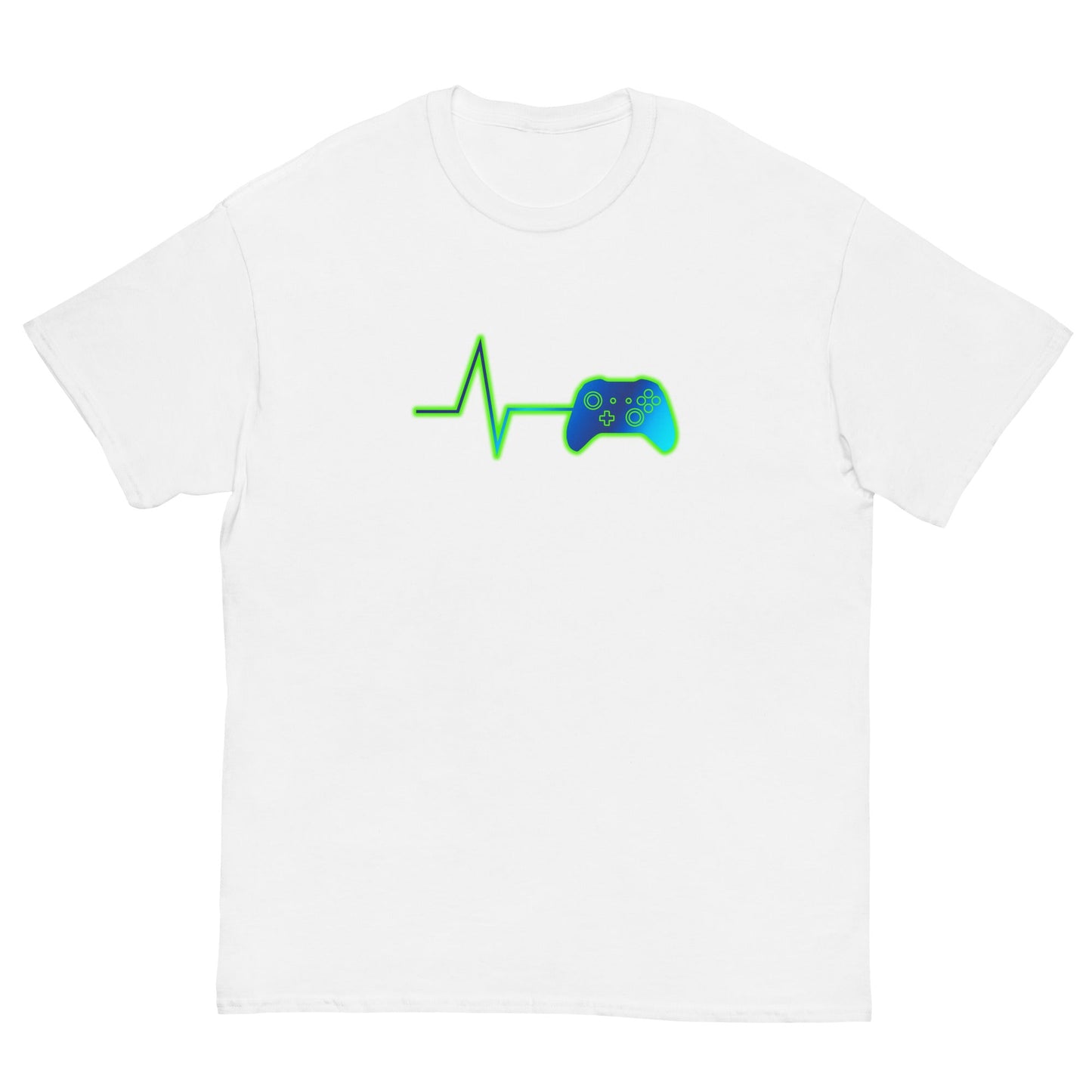 Scar Design White / S Gamer Heartbeat T-shirt
