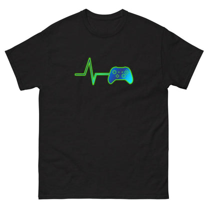 Scar Design T shirt Black / S Gamer Heartbeat T-shirt