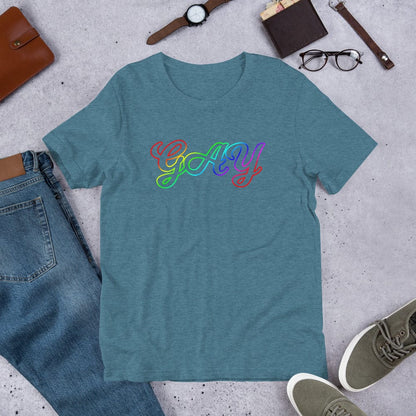 Gay LGBT Pride colors T-shirt