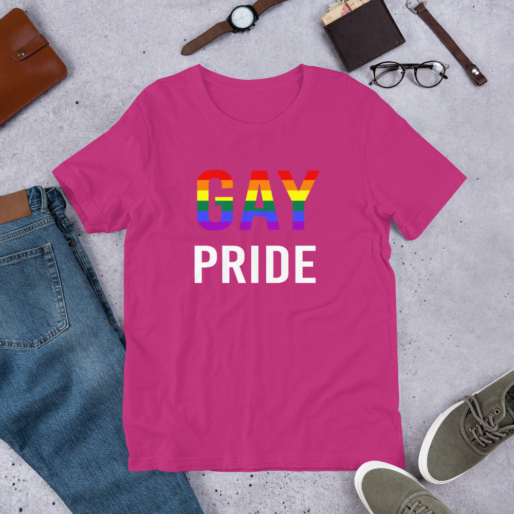 Gay Pride Rainbow Flag T-shirt