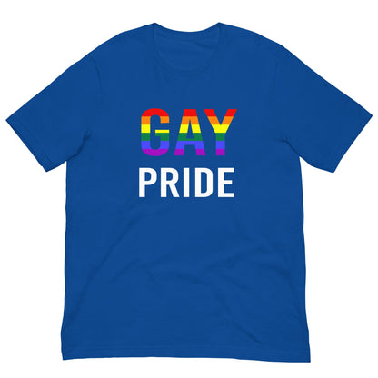 Gay Pride Rainbow Flag T-shirt True Royal / S