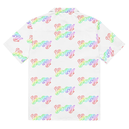 Gay Pride Unisex button Shirt