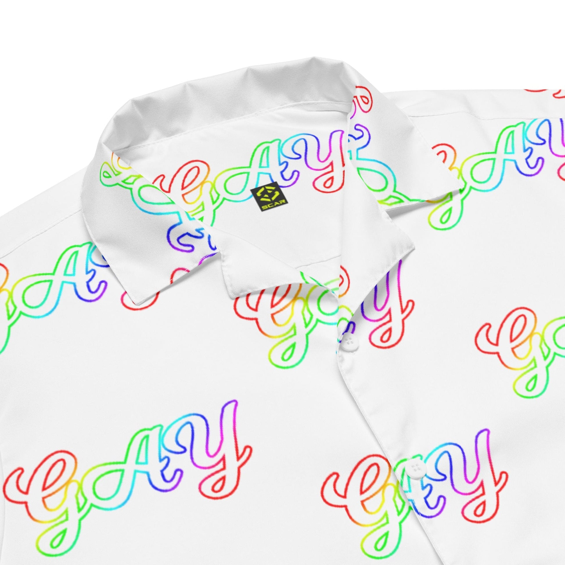 Gay Pride Unisex button Shirt