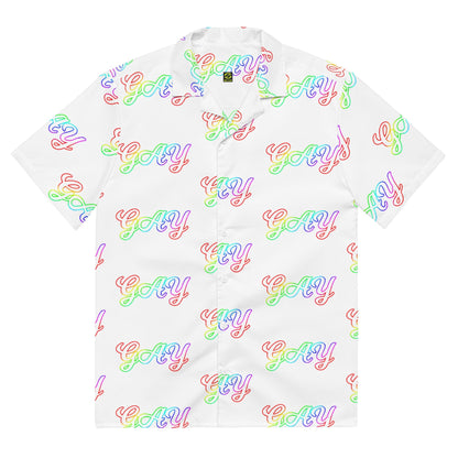 Gay Pride Unisex button Shirt