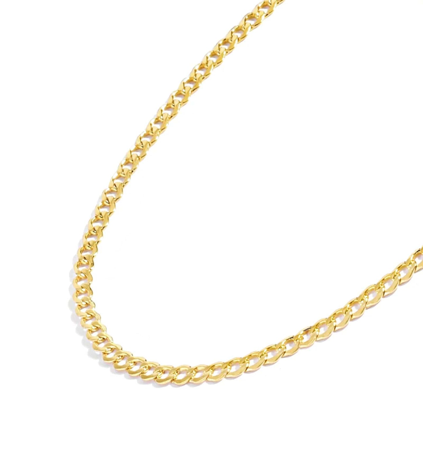 Gold Chain Necklace Collection - 14K Solid Yellow Gold Filled Miami Cuban Curb Link Chain Necklaces for Women and Men with Different Sizes (2.7Mm, 3.6Mm, 4.5Mm, or 5.5Mm) 20 In / 2.7 Mm