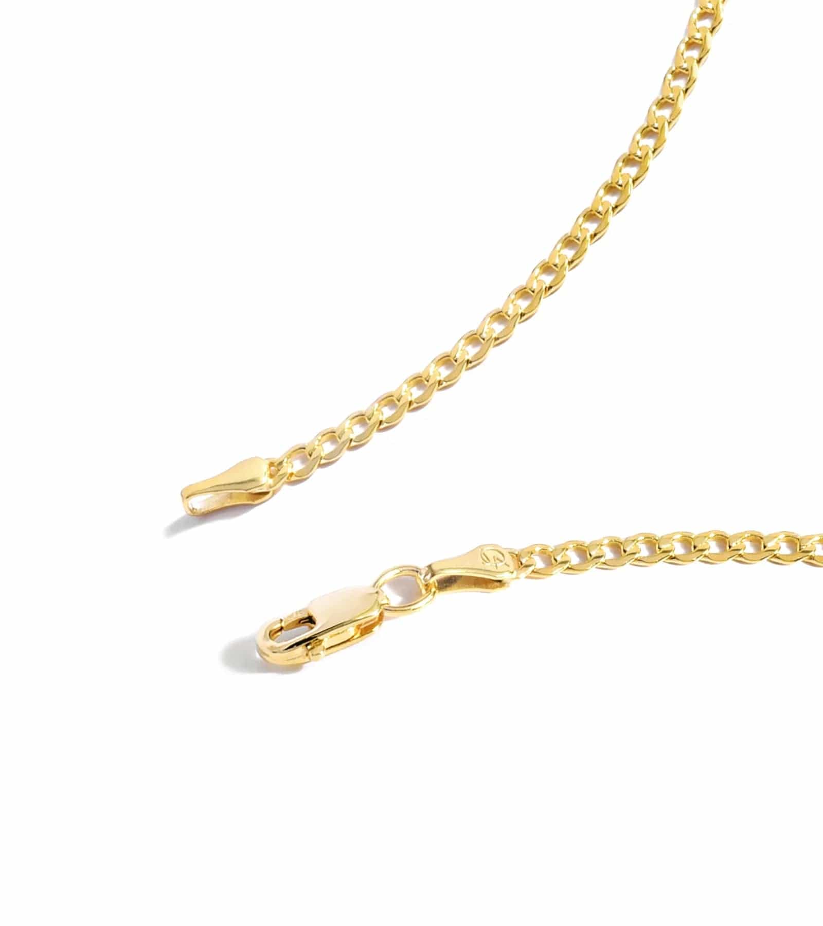 Gold Chain Necklace Collection - 14K Solid Yellow Gold Filled Miami Cuban Curb Link Chain Necklaces for Women and Men with Different Sizes (2.7Mm, 3.6Mm, 4.5Mm, or 5.5Mm) 20 In / 2.7 Mm