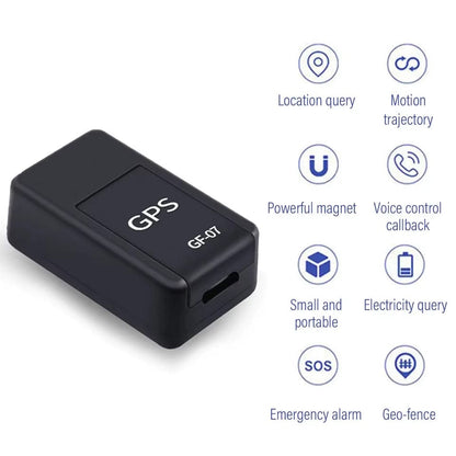 GPS Tracker Strong Magnetic Car Tracking Anti-Lost Anti-Theft Equipment Mini Portable Precise Positioning GPS Locator Gf07