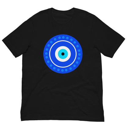 Greek Amulet Evil Eye T-shirt Black / XS