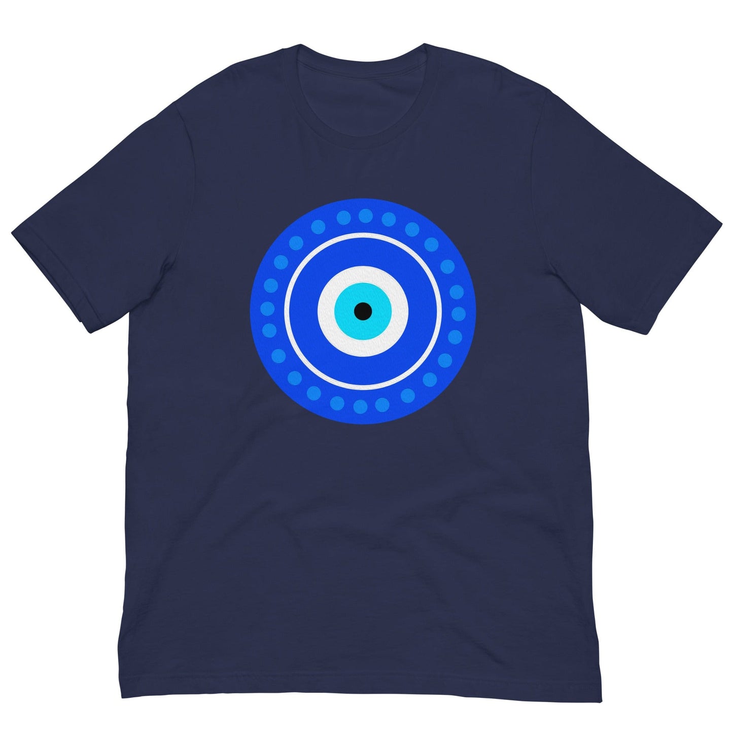 Greek Amulet Evil Eye T-shirt Navy / XS