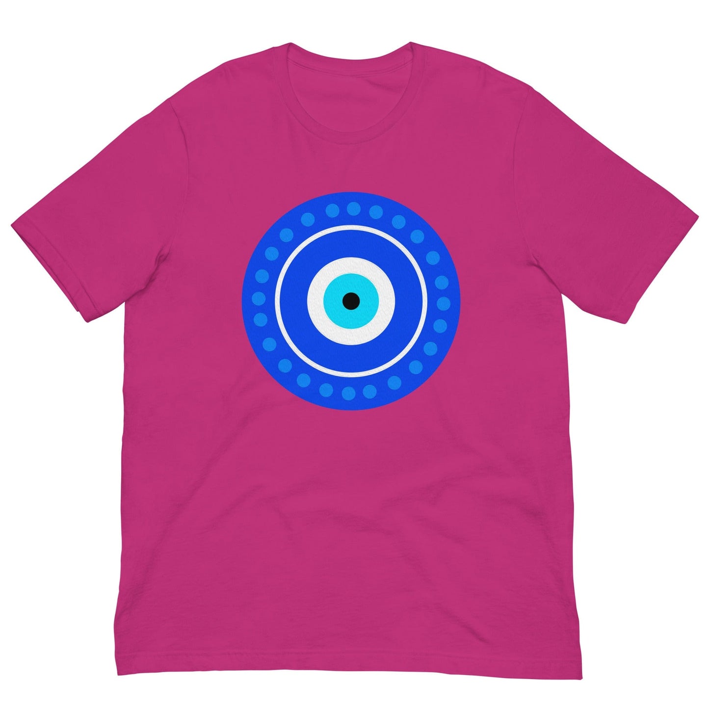 Greek Amulet Evil Eye T-shirt Berry / S
