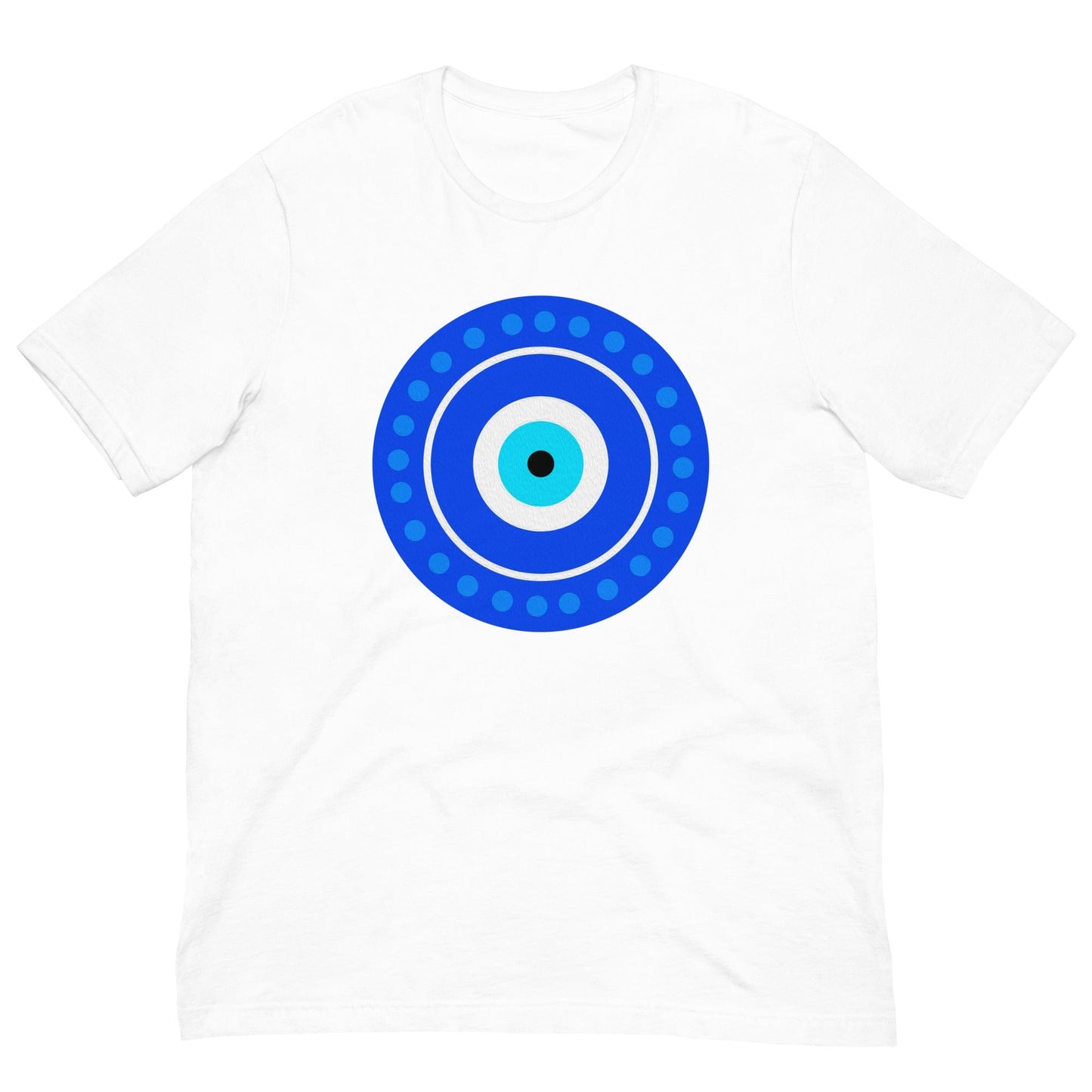 Greek Amulet Evil Eye T-shirt White / XS